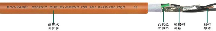 PUR高柔性<a href=http://www.begov.cn/product/sfdl/ target=_blank class=infotextkey>伺服電纜</a>